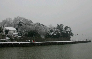 Pornic sous la neige