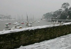 Pornic sous la neige