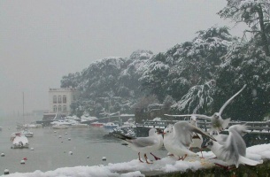 Pornic sous la neige