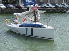 Dfil des bateaux de Pornic-Baona-Pornic dans le port