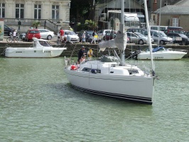 Dfil des bateaux de Pornic-Baona-Pornic dans le port - auteur : Alain Forget