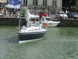 Dfil des bateaux de Pornic-Baona-Pornic dans le port - auteur : Alain Forget