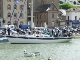 Dfil des bateaux de Pornic-Baona-Pornic dans le port