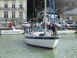 Dfil des bateaux de Pornic-Baona-Pornic dans le port