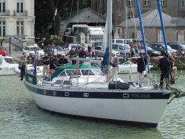 Dfil des bateaux de Pornic-Baona-Pornic dans le port