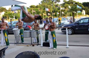 Figures de Capoeira sur le Vieux Port de Pornic