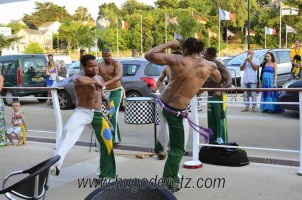 Figures de Capoeira sur le Vieux Port de Pornic