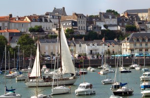 Le Port de Pornic, un jour de Fte de la Mer