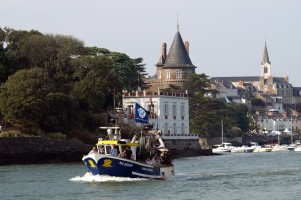 Le Port de Pornic, un jour de Fte de la Mer - auteur : Poissonneries Bacconnais