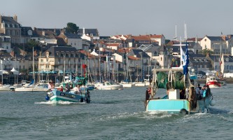 Le Port de Pornic, un jour de Fte de la Mer - auteur : Poissonneries Bacconnais