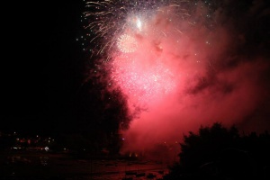 Feu d'artifice du 14 juillet  Pornic