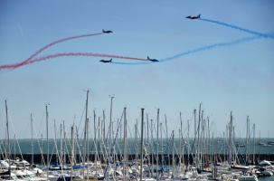 Pornic : Patrouille de France et Rafale 