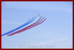 La Patrouille de France dans le ciel de Pornic - auteur : Hugo de Retz