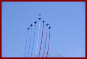 La Patrouille de France dans le ciel de Pornic - auteur : Hugo de Retz