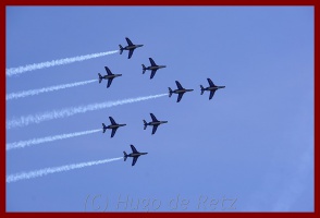 La Patrouille de France dans le ciel de Pornic