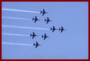 La Patrouille de France dans le ciel de Pornic - auteur : Hugo de Retz