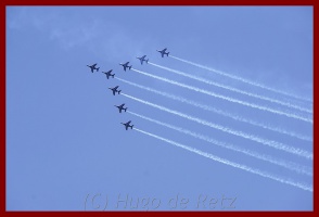 La Patrouille de France dans le ciel de Pornic - auteur : Hugo de Retz