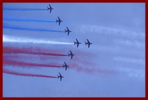 La Patrouille de France dans le ciel de Pornic - auteur : Hugo de Retz