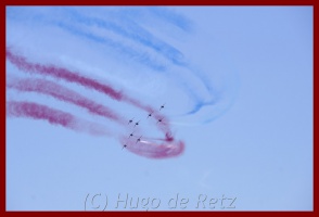 La Patrouille de France dans le ciel de Pornic - auteur : Hugo de Retz