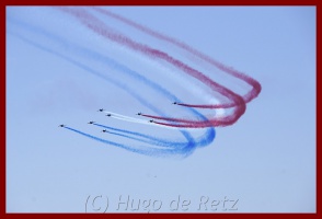 La Patrouille de France dans le ciel de Pornic - auteur : Hugo de Retz