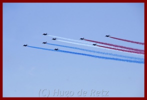 La Patrouille de France dans le ciel de Pornic - auteur : Hugo de Retz