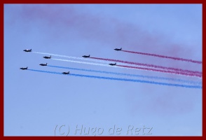 La Patrouille de France dans le ciel de Pornic - auteur : Hugo de Retz