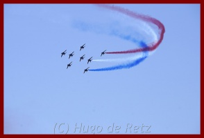 La Patrouille de France dans le ciel de Pornic - auteur : Hugo de Retz