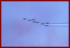 La Patrouille de France dans le ciel de Pornic - auteur : Hugo de Retz