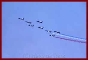 La Patrouille de France dans le ciel de Pornic