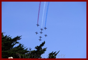 La Patrouille de France dans le ciel de Pornic