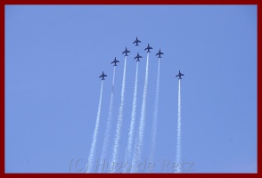 La Patrouille de France dans le ciel de Pornic