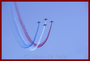 La Patrouille de France dans le ciel de Pornic - auteur : Hugo de Retz