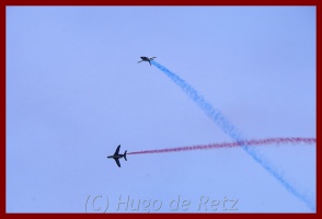 La Patrouille de France dans le ciel de Pornic