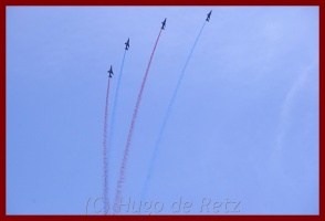 La Patrouille de France dans le ciel de Pornic - auteur : Hugo de Retz