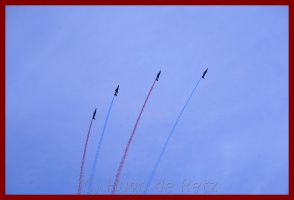 La Patrouille de France dans le ciel de Pornic - auteur : Hugo de Retz