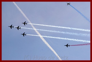 La Patrouille de France dans le ciel de Pornic - auteur : Hugo de Retz