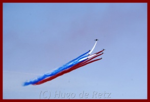 La Patrouille de France dans le ciel de Pornic