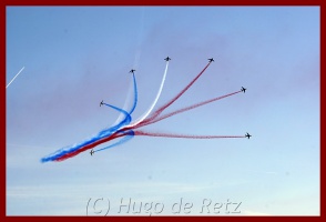 La Patrouille de France dans le ciel de Pornic - auteur : Hugo de Retz