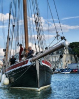 Le Saint-Michel II rentre dans le port de Pornic  - auteur : Alain Barr