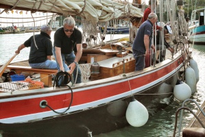 Le Saint-Michel II rentre dans le port de Pornic  - auteur : Alain Barr