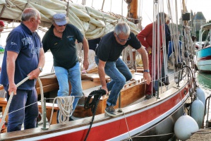 Le Saint-Michel II rentre dans le port de Pornic  - auteur : Alain Barr