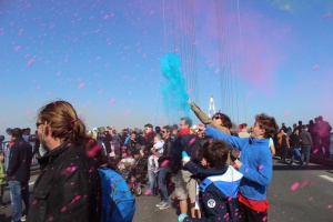 Tous sur le Pont de Saint Nazaire - auteur : Mairie de Saint Brevin les Pins