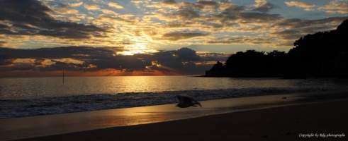 Plage de la Noveillard : une soire Magique...  - auteur : Roger Urfer