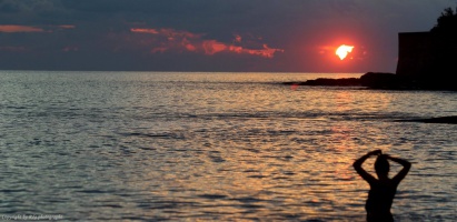 Plage de la Noveillard : une soire Magique...  - auteur : Roger Urfer