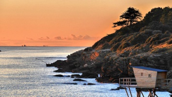 Coucher de soleil sur Sainte-Marie-Sur-Mer 