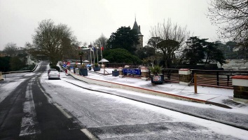 Une nuit de Neige sur Pornic