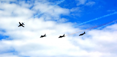 La Patrouille de France ! Que la Patrouille de France ! - auteur : Poissonneries Bacconnais