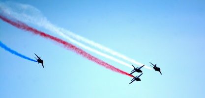 La Patrouille de France ! Que la Patrouille de France ! - auteur : Poissonneries Bacconnais