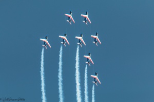 Le meeting arien  Pornic avec la Patrouille de France