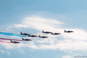 Le meeting arien  Pornic avec la Patrouille de France